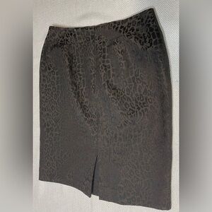 Ann Taylor petite animal print skirt